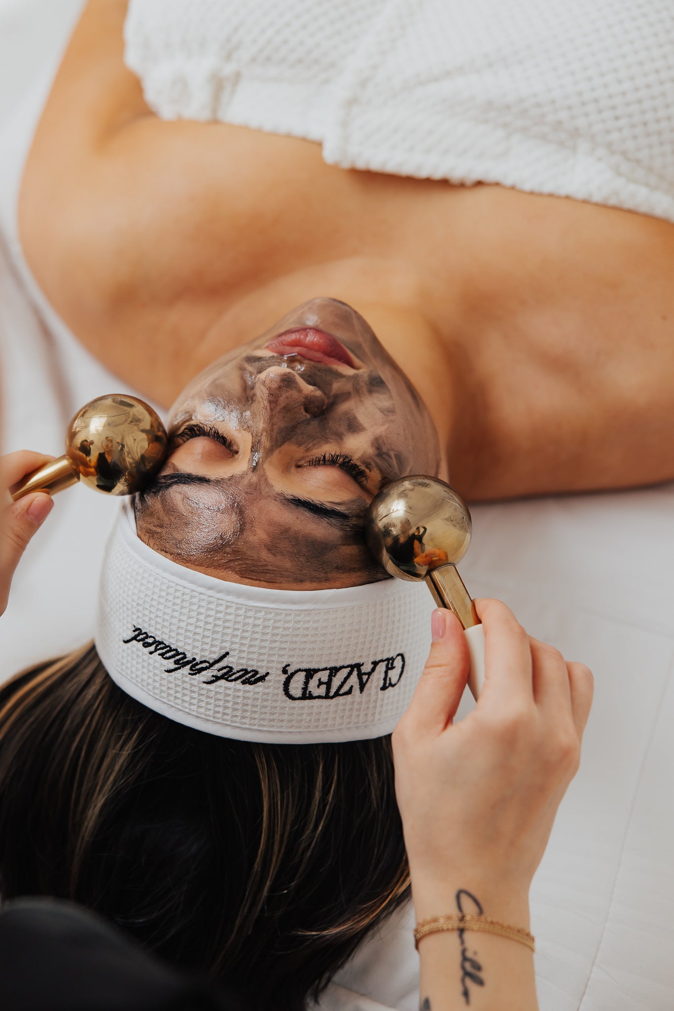 “GLAZED, NOT PHASED.” WAFFLE HEAD WRAP